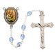 (R190DF) 6MM BLUE ST. DYMPHNA ROSARY