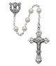 (R274LF) SS 6MM PEARL ROSARY