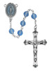 (R401DF) 7MM BLUE TINCUT ROSARY