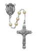 (R419DF) 6MM PEARL ST GERARD ROSARY