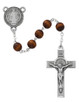 (R546DF) 7MM PEWTER BROWN ST. BENEDICT