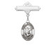 (439LT) SS ST. MICHAEL BABY PIN/T