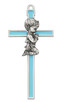 (73-41) 5 " BLUE EPOXY BOY CROSS
