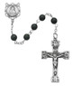 (164ASF) 6MM GENUINE BLACK ONYX ROSARY
