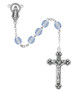 (120-ZRX) 6MM ZIRCON/DECEMBER ROSARY