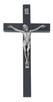 (81-79) 10" BLUE CRUCIFIX SILVER CORPU