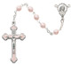 (R021X) 5MM PINK ROSARY
