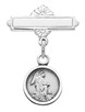 (422LT) SS GUARDIAN ANGEL BABY PIN