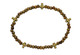 (BR895C) BROWN WOOD CROSS STRETCH BRAC