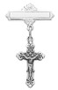 (429LT) SS CRUCIFIX BABY PIN/T
