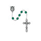 (875-EMG) 6MM EMERALD/MAY ROSARY