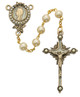 (454HF) 7MM PEARLS OF MARY ROSARY