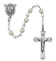 (210LG) SS 3MM PEARL ROSARY