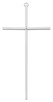 (71-16) 8" PLAIN SILVER CROSS