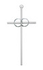 (71-51000) 10" CANA CROSS SILVER