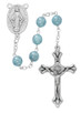 (P405X) 7MM BLUE SWIRL PEARL ROSARY