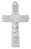 (73-63) 6" PEWTER BABY GIRL PINK EPOXY