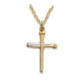(J9245) 16-18" CH G/SS NAIL CROSS