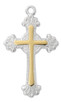 (L9237) 16-18" CH SS TWO TONE CROSS