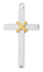(L9233) 24" CH SS TWO-TONE CROSS