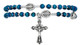 (B1004C) BLUE TWIST MIRAC ROSARY BRAC