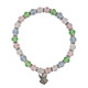 (BR189) MULTI CRYSTAL BRACELET