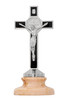 (47-07) 4" BLACK EPOXY CRUCIFIX, BOXED
