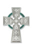 (79-12) 4 3/4" PEWTER CELTIC CROSS