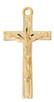(H6032) 24" CH G/PWT CRUCIFIX