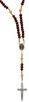 (P128R) BRN SHROUD OF TURIN ROSARY