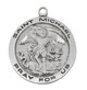 (AN515MK) 18" CH PEW ST. MICHAEL MEDAL