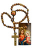 Immaculate/sacred Heart Wood Rosary