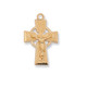 (H8084) GP CELTIC PEWT CRUCIFIX 18" CH