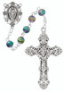 (R939F) PURPLE MULTI-COLOR ROSARY