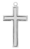 (L9313) 24" CH STERLING SILVER CROSS