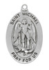 (AN461MK) 20" CH PEW ST. MICHAEL MEDAL