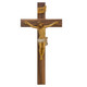 (80-159) 13" WALNUT CRUCIFIX ITALIAN