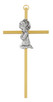 (73-70) 3X6 BRASS GIRL CROSS