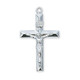 (L8011X) SS CRUCIFIX,BULK MEDAL ONLY.