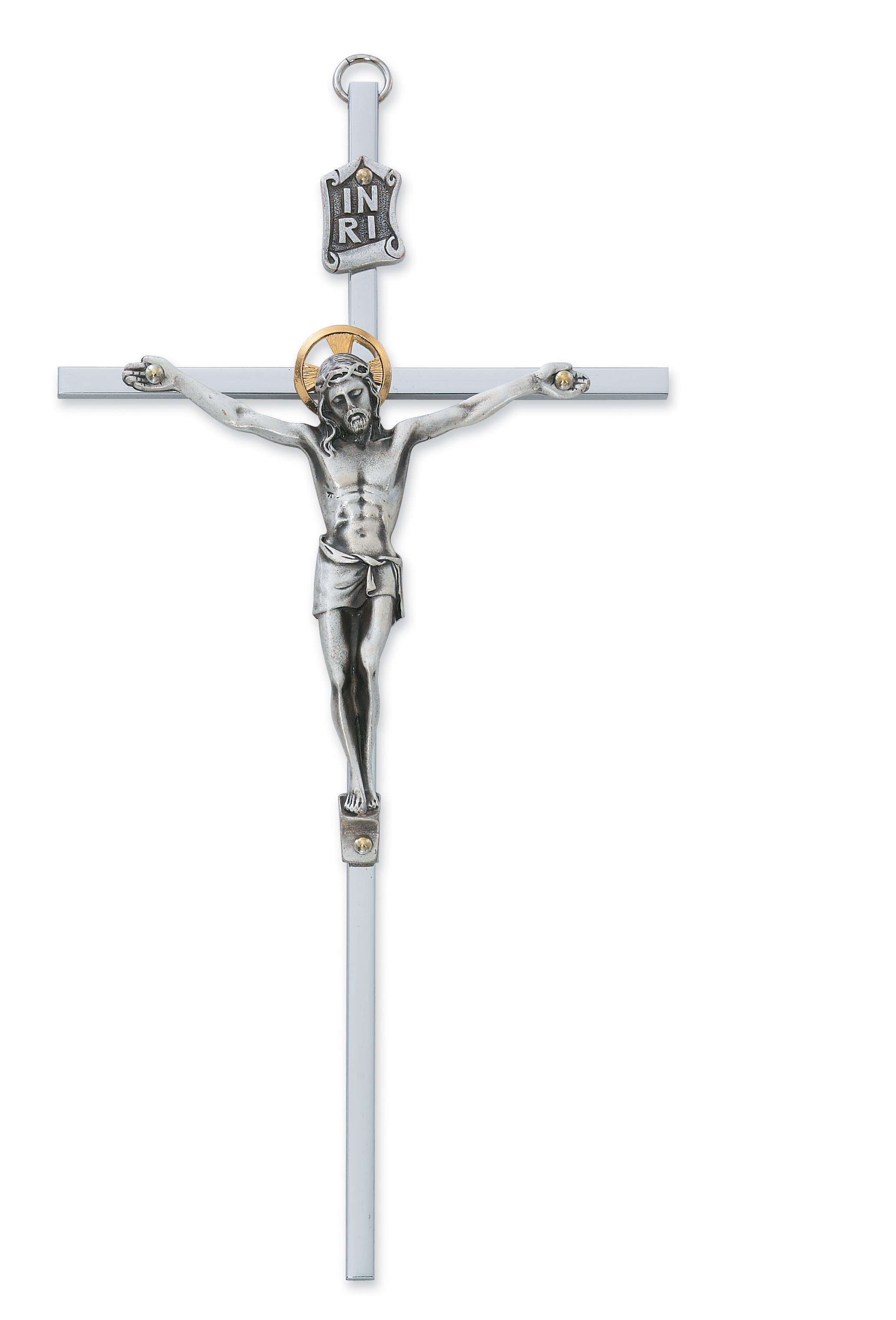 Mcvan R559HF 4 x 6 mm Holy Mass Crucifix Cross Rosary Set - Black