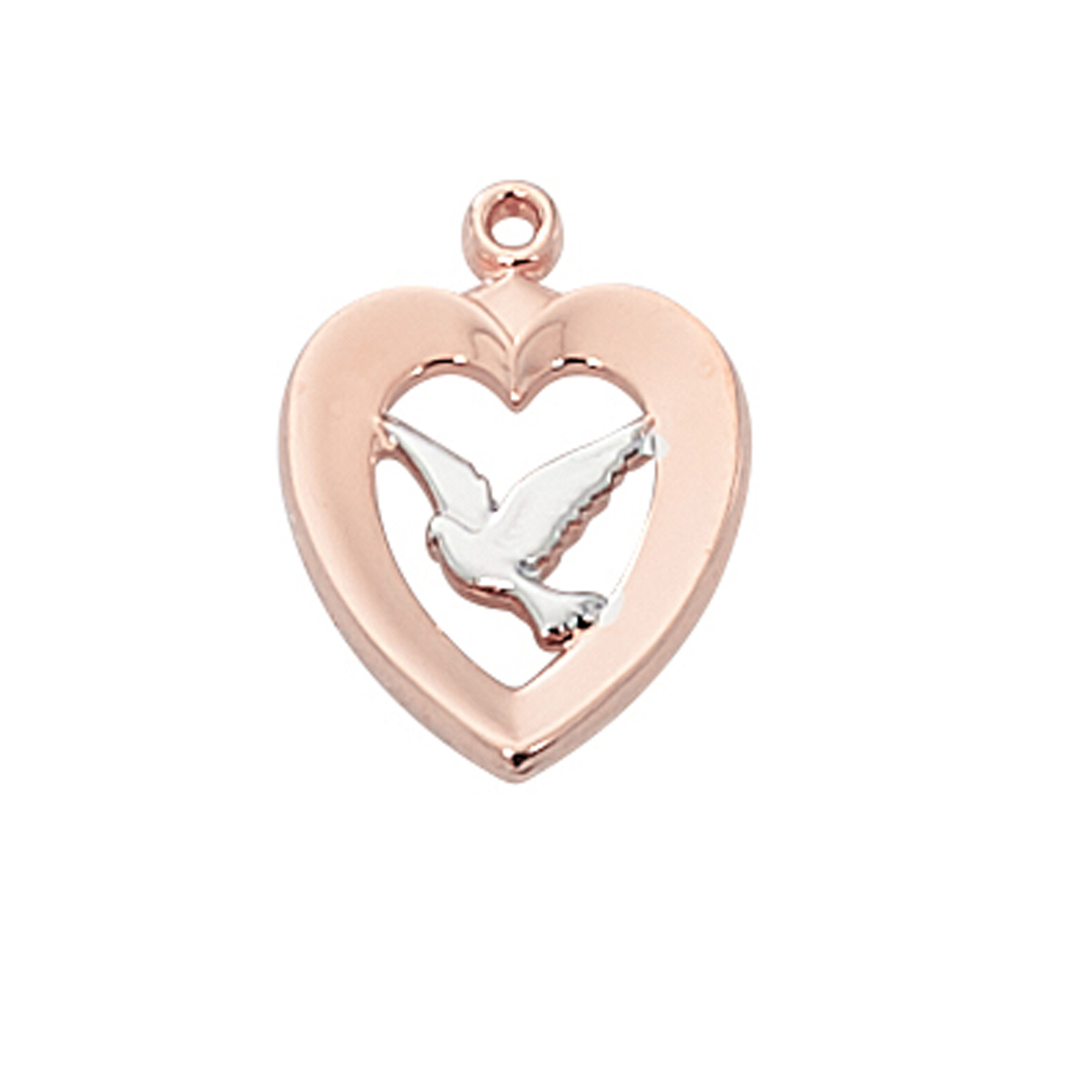Rose Gold Over Sterling