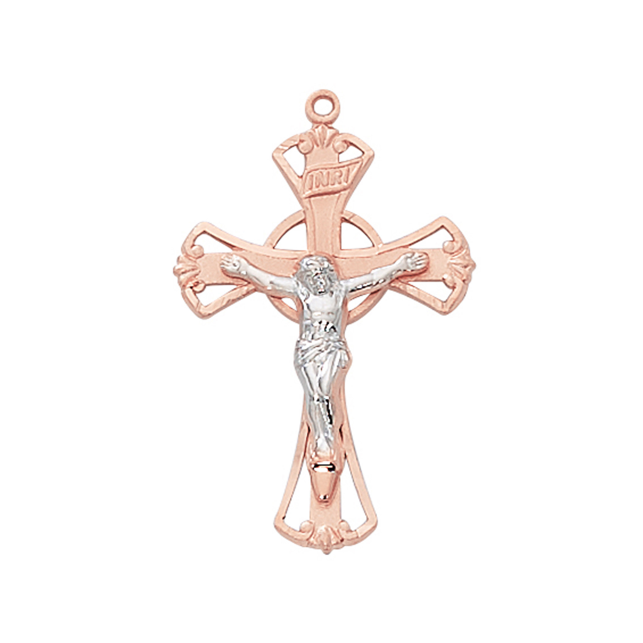 Rose Gold Crucifixes