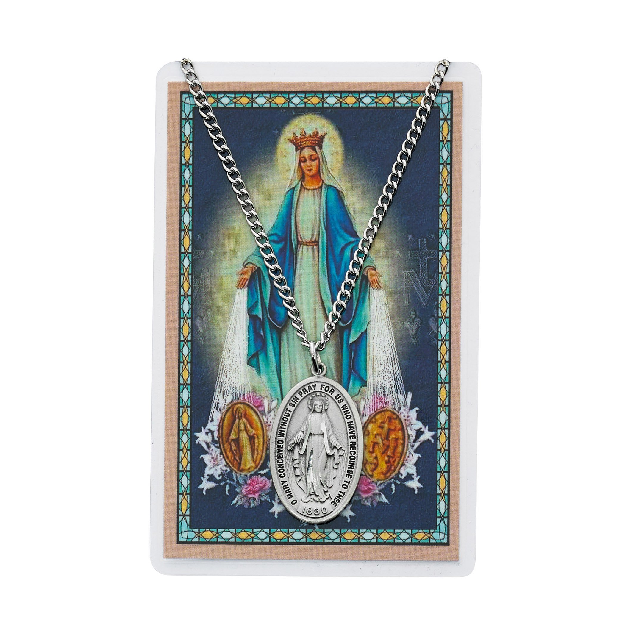 Devotional Pendant and Holy Card Sets
