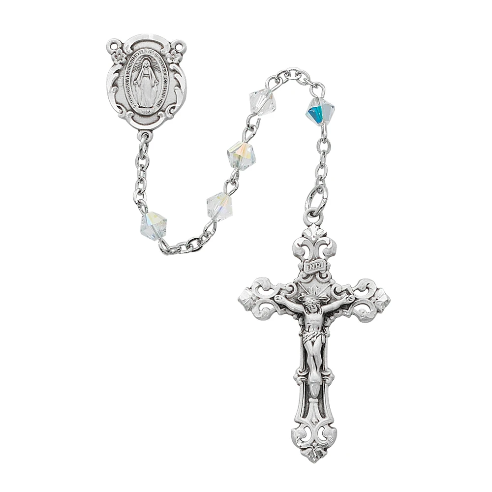 Sterling Crucifix & Center Rosaries