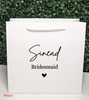 Personalised Bridal Bag - Medium White