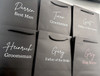 Personalised Bridal Bag - Medium Black Personalised Bridal Bag - Medium Black
