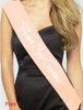 Personalised Sash - Peach