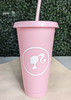 Barbie Themed Pink Cold Cup
