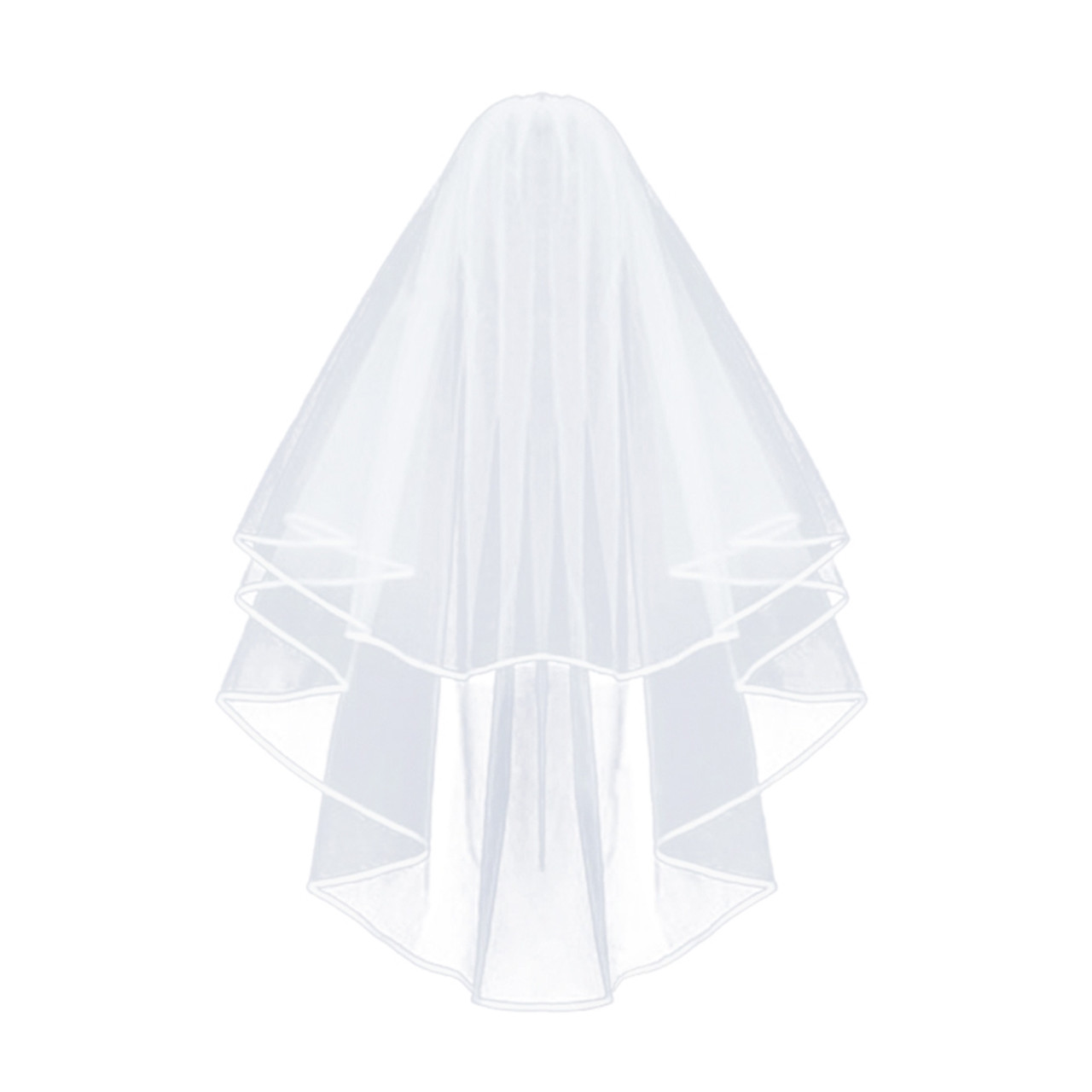 White Classy Veil for Bride to be | Buy Online