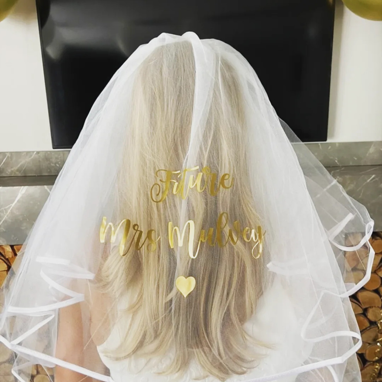 Bachelorette Party Veil Bride Veil Bachlorette Veil Bride Veil Hen